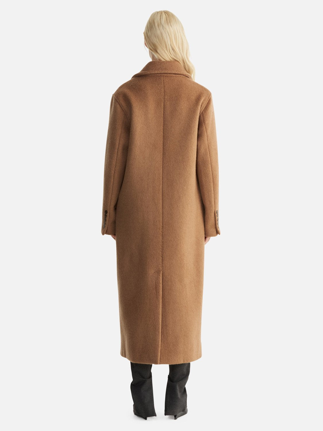 Lana Wool Coat - Camel