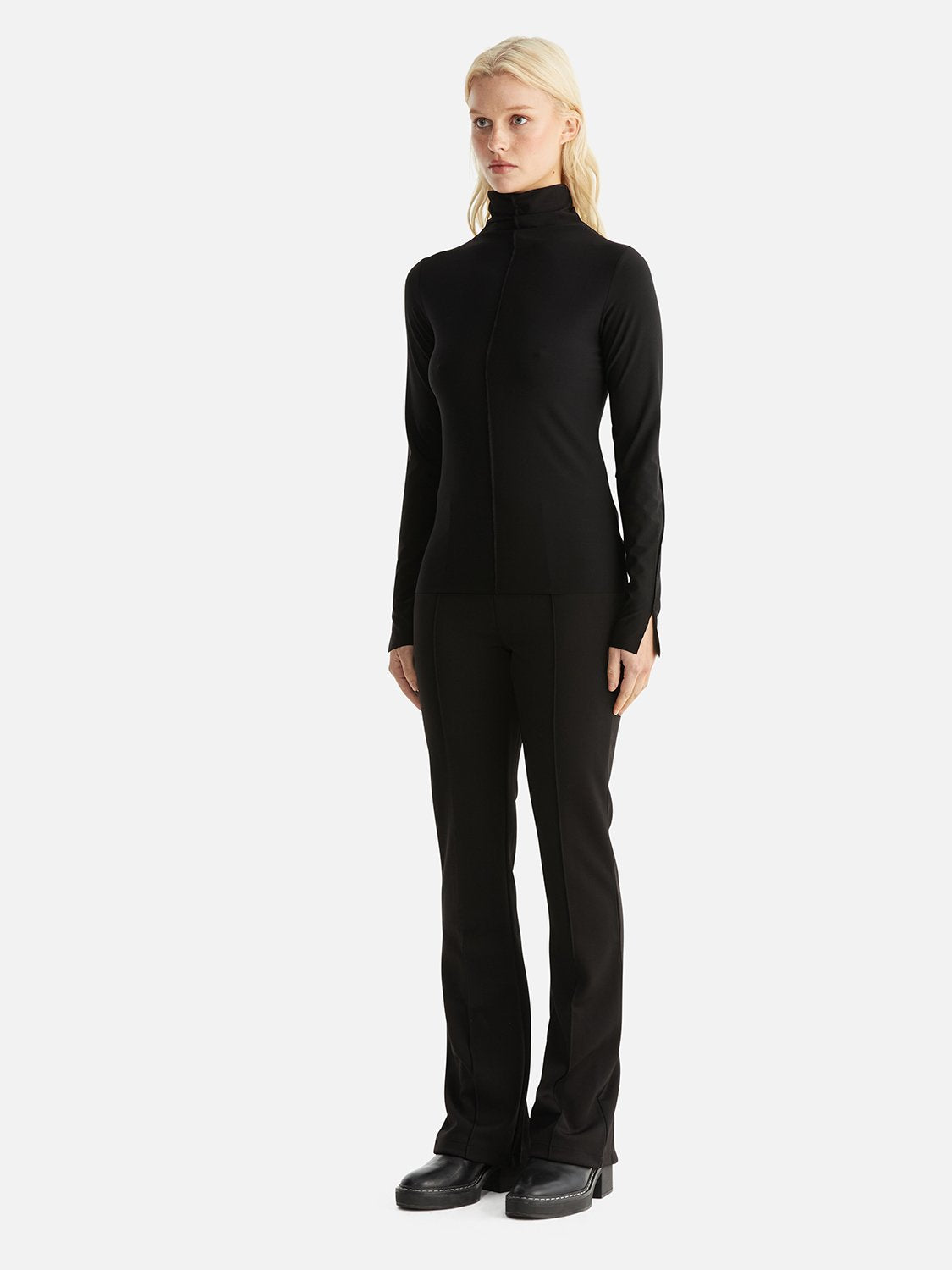 Freya Long Sleeve Top - Black