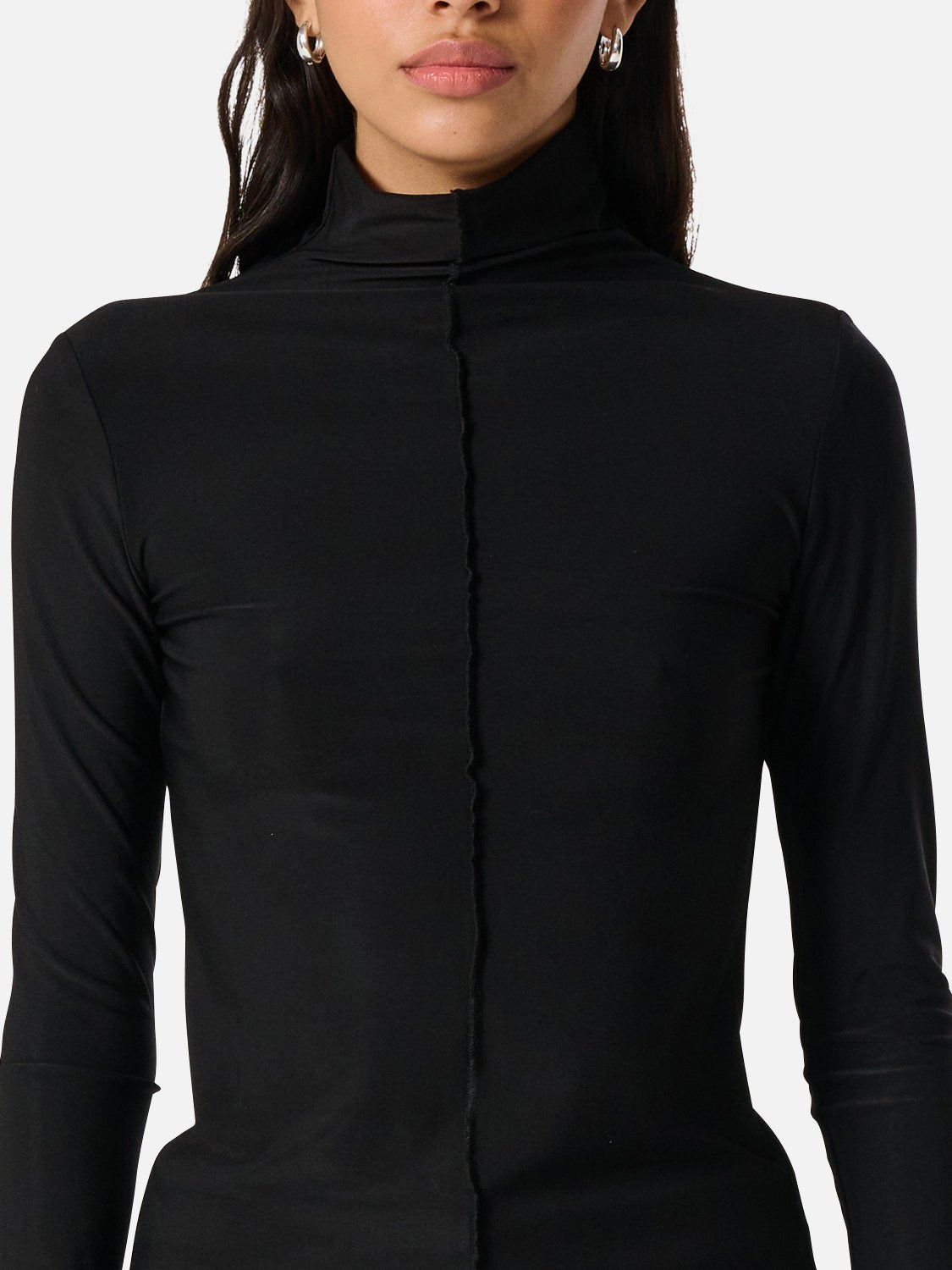 Freya Long Sleeve Top - Black