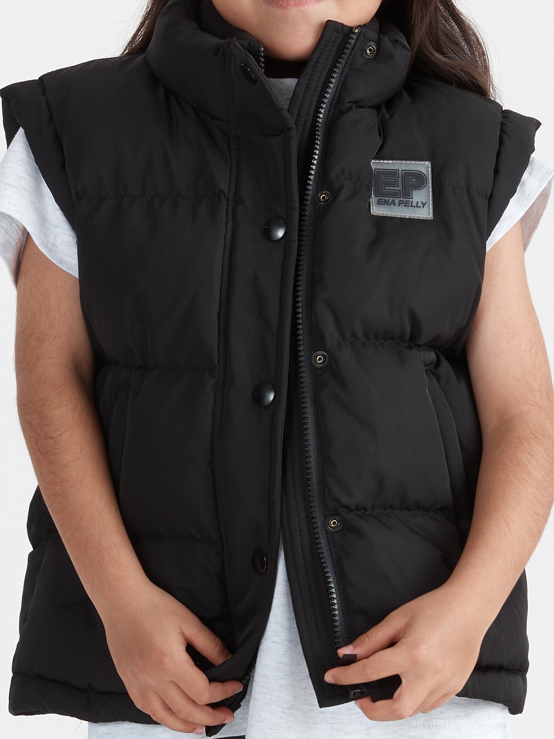 Kids - Heidi Puffer Vest - Black