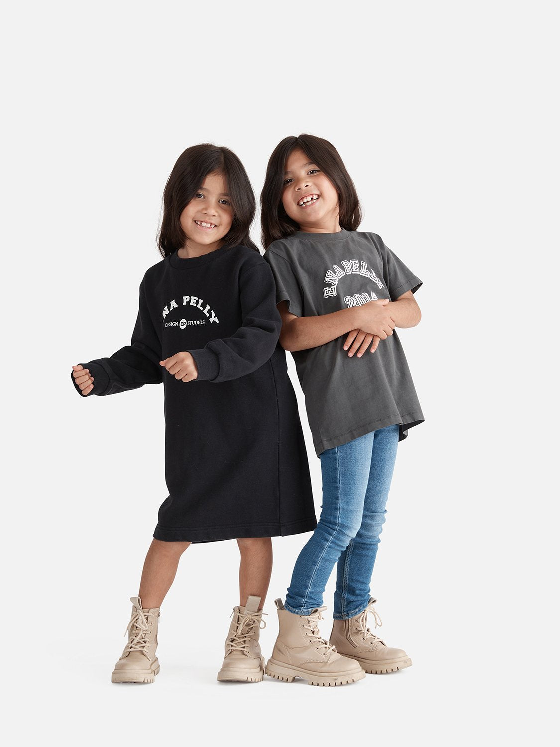 Kids - Studios Sweater Dress - Washed Black