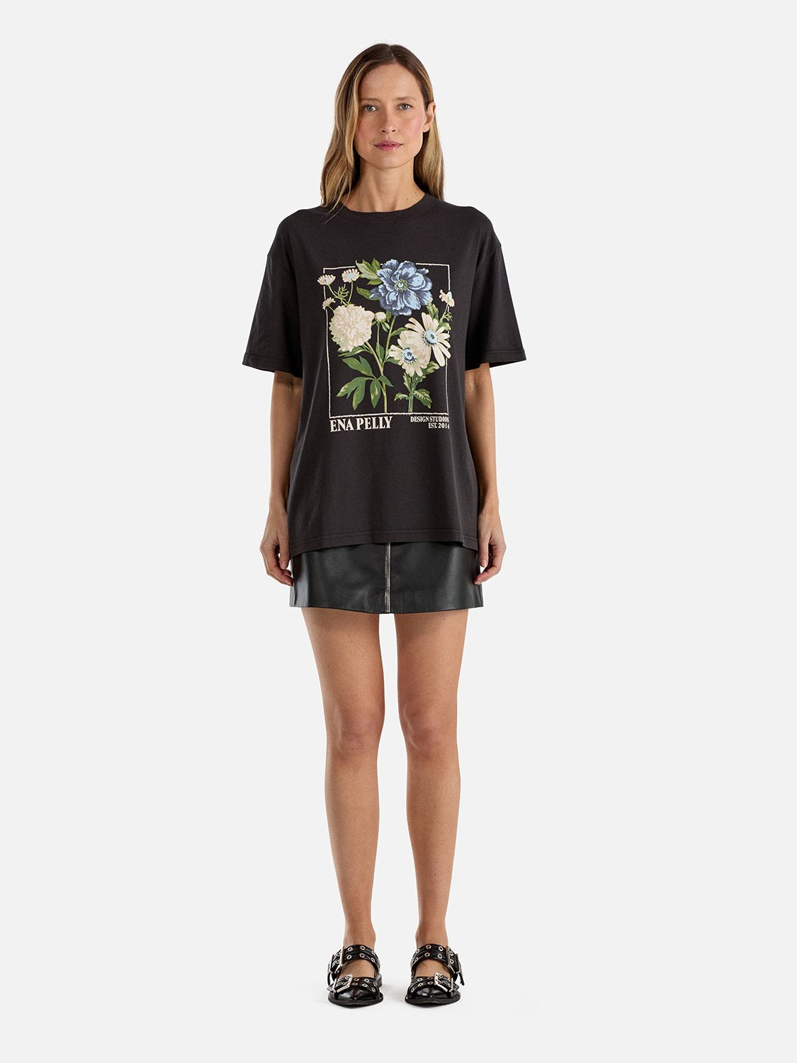 Bouquet Tee - Vintage Black