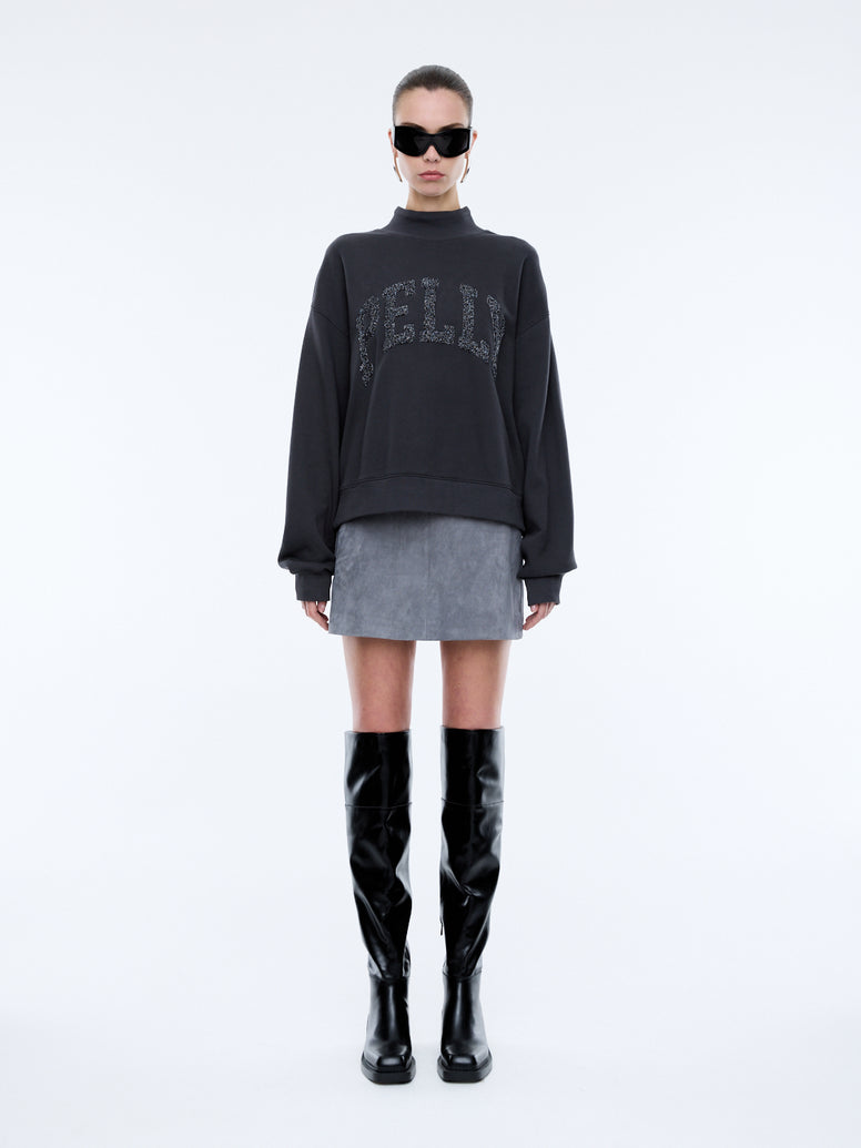 COLLEGIATE OVERSIZED HOODIE - Pop Pink