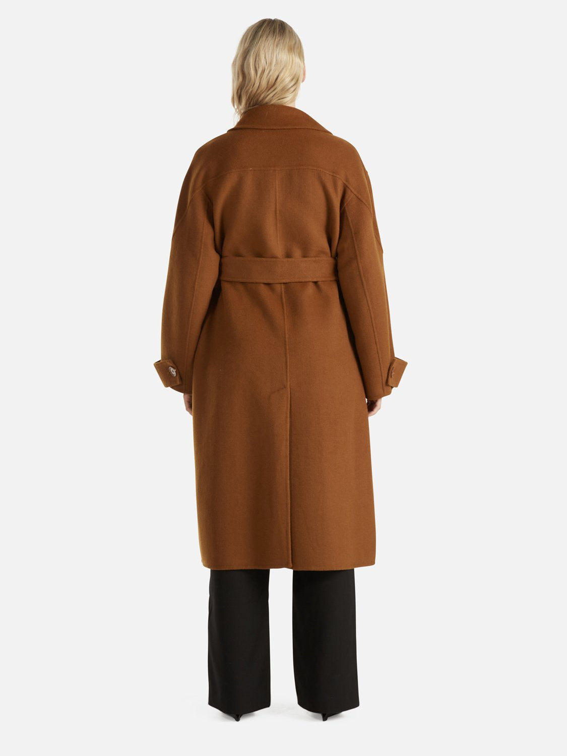 Cecilia Wool Coat - Tobacco