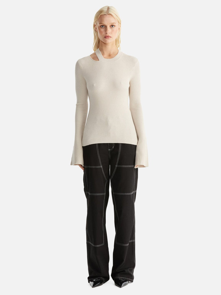 Tamsin Knit Top - Birch