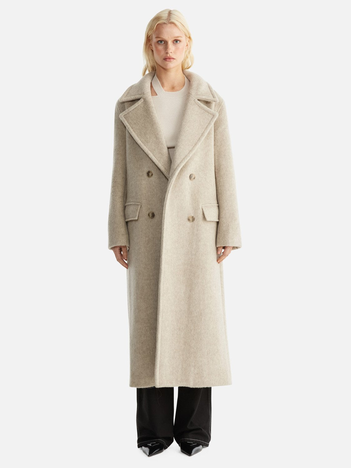 Lana Wool Coat - Birch