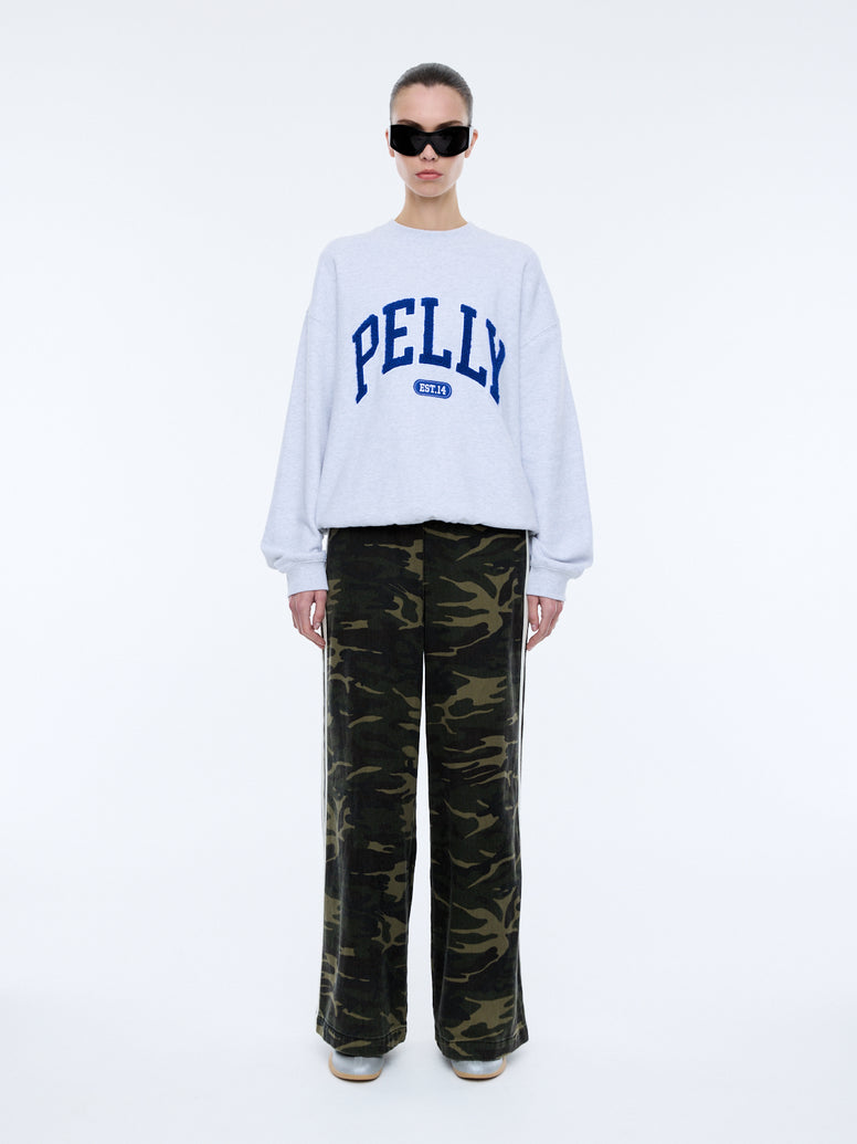 COLLEGIATE OVERSIZED HOODIE - Pop Pink