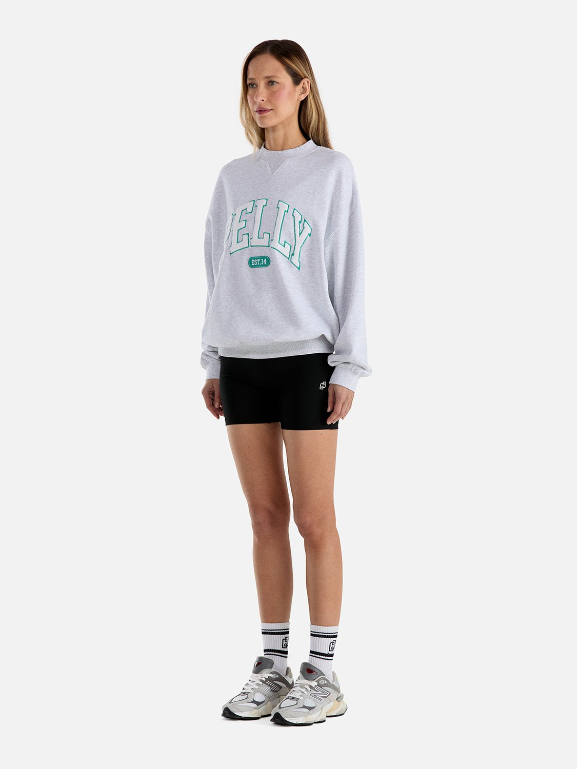 Anniversary Sweatshirt - White Marle