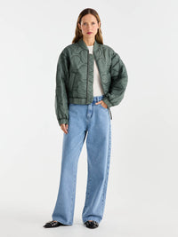 MAGNOLIA QUILTED JACKET - Olive