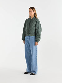 MAGNOLIA QUILTED JACKET - Olive
