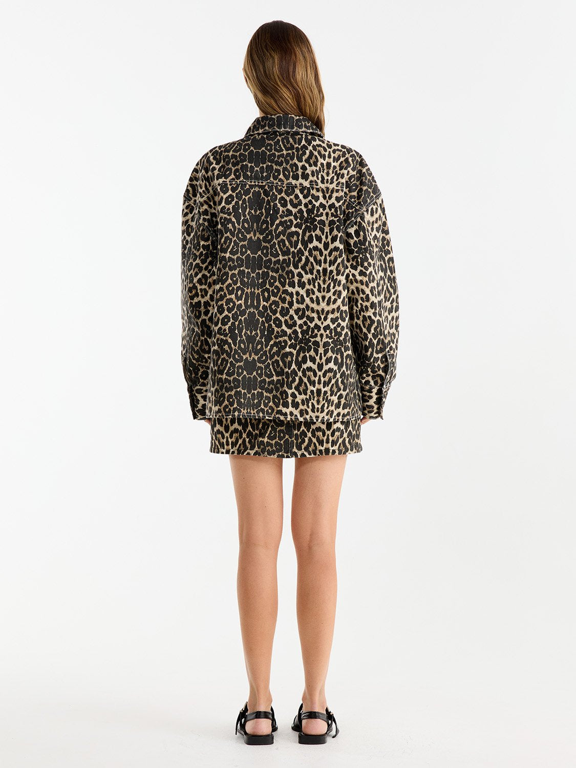 SURI OVERSHIRT - Leopard Print