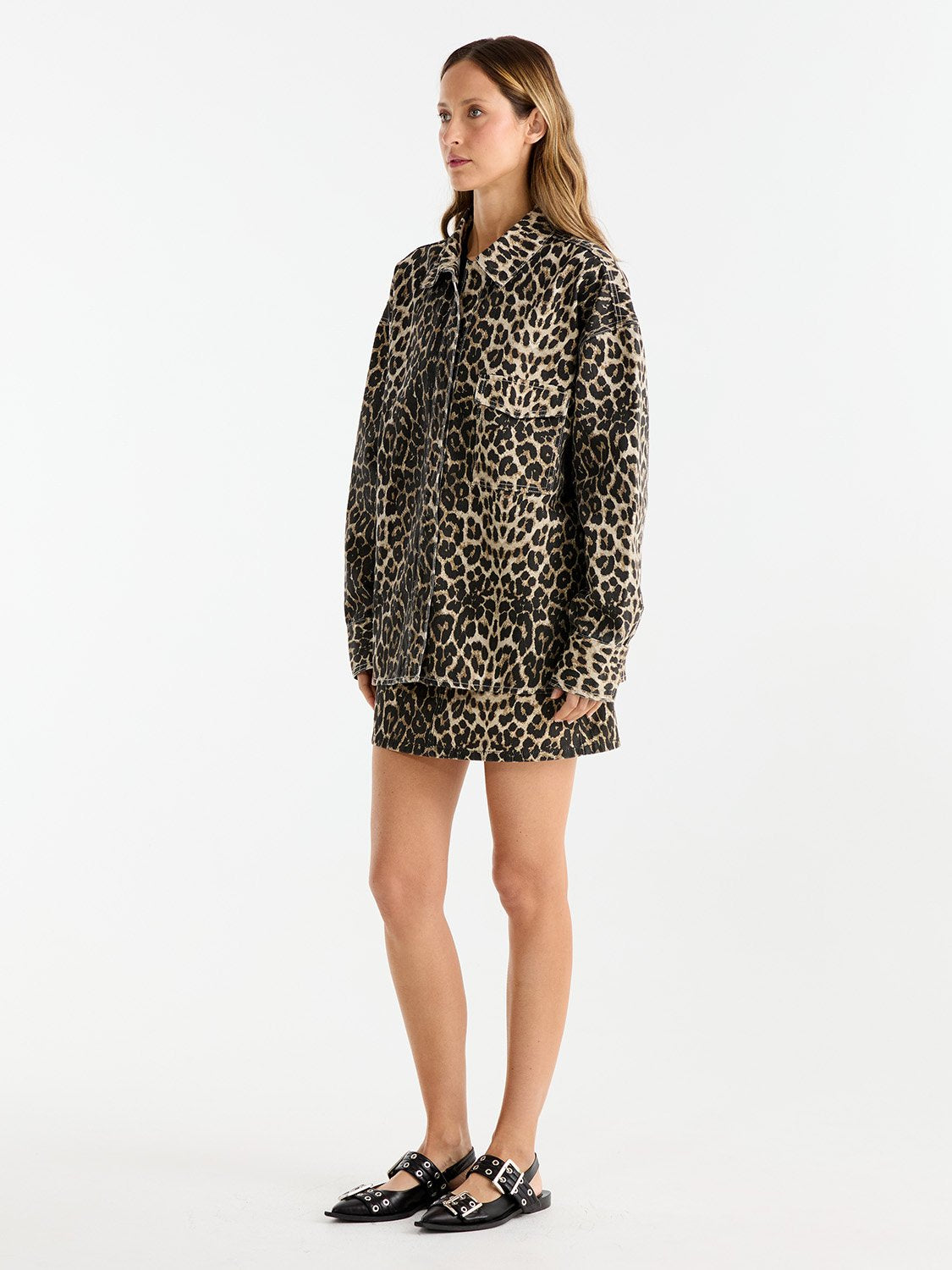 SURI OVERSHIRT - Leopard Print