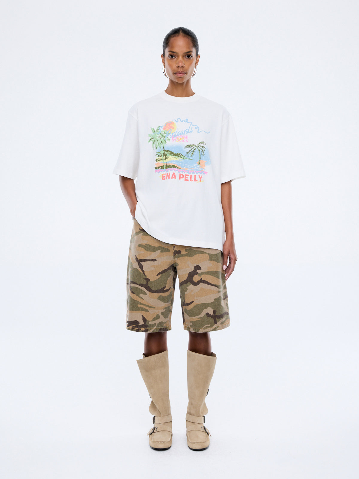 RIVIERA WATERCOLOUR TEE