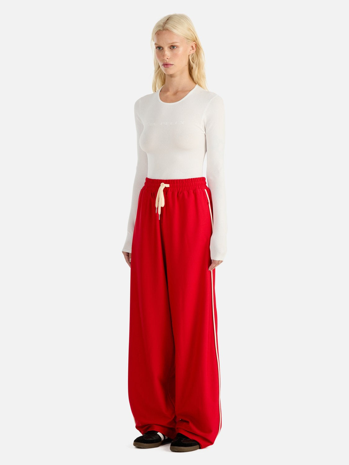 PARKER TRACK PANT - RED