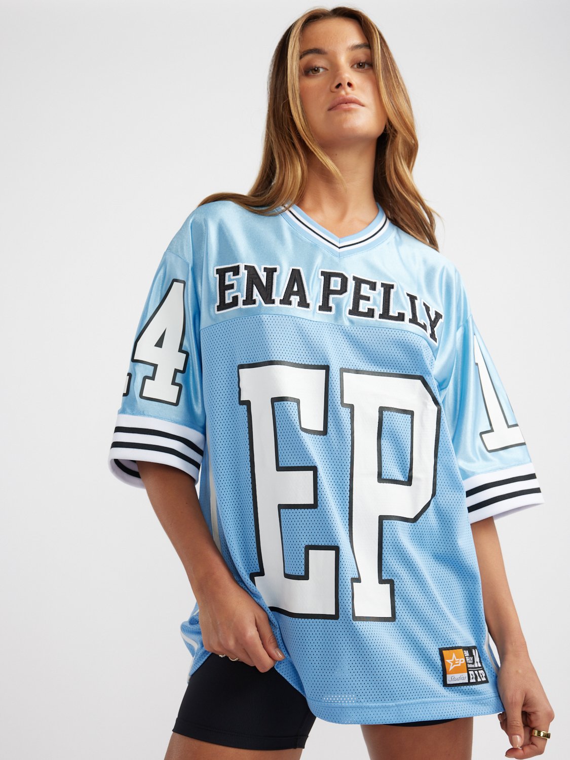 EPXEP MINNIE MESH JERSEY - Light Blue