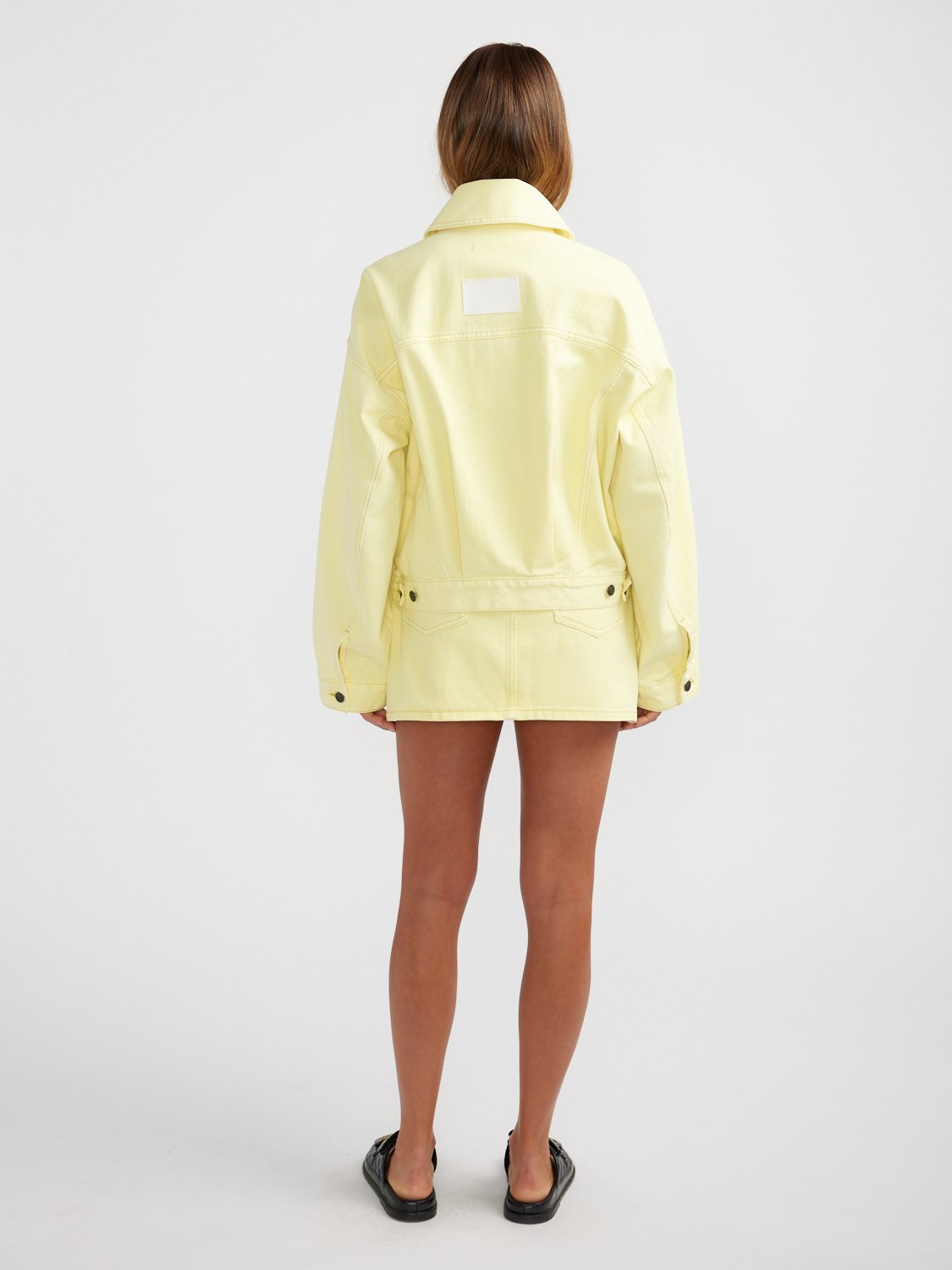 EPXEP LALA DENIM JACKET - Washed Lime