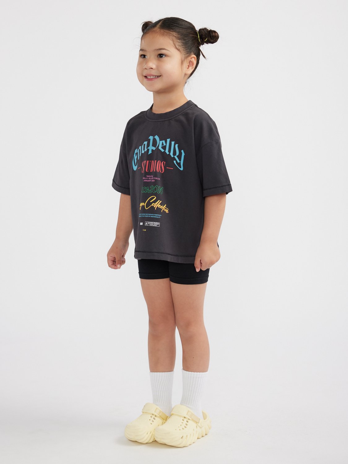 EPXEP KIDS JULES TEE - Vintage Black