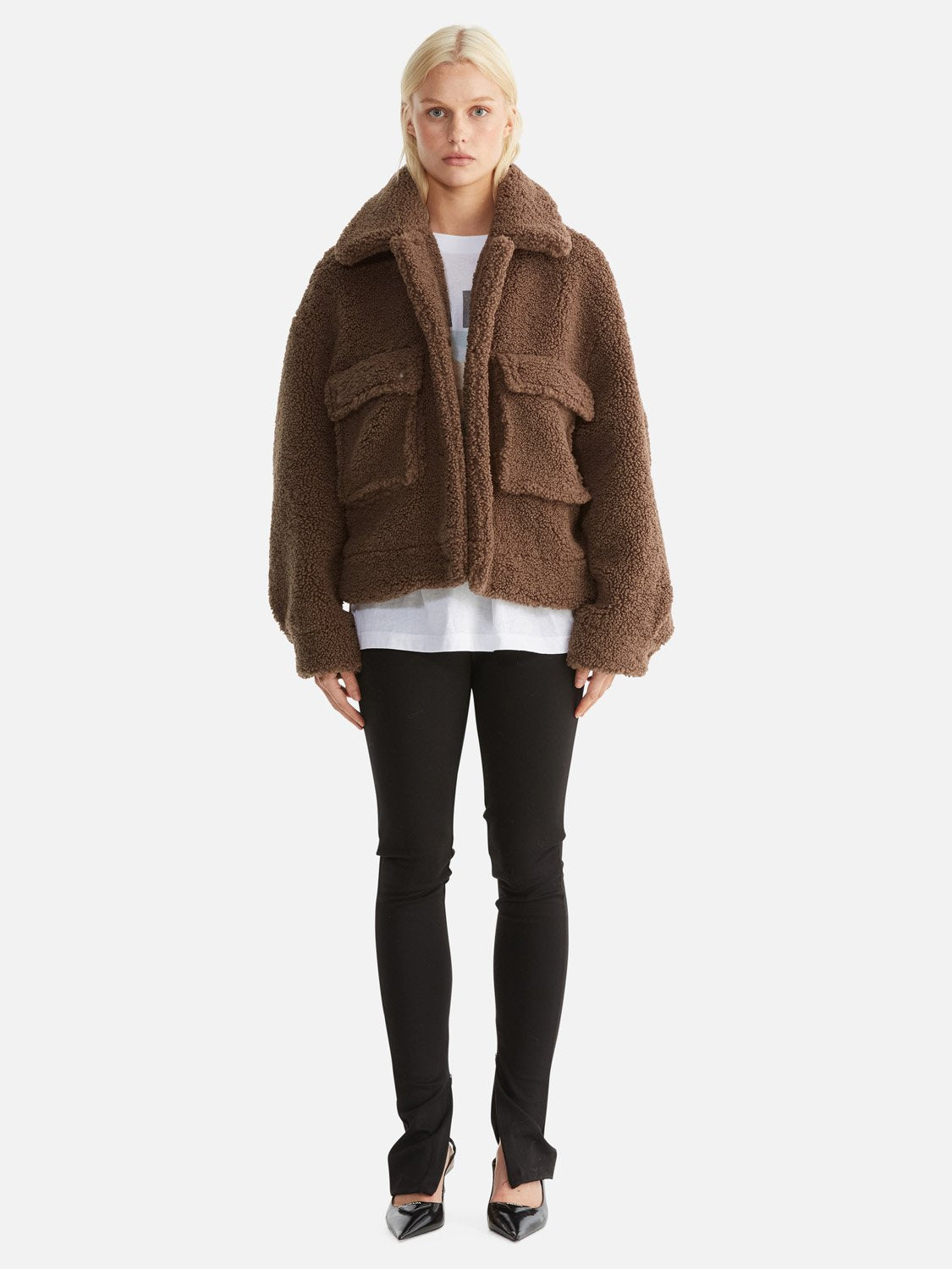 Emery Faux Fur Jacket - Cocoa