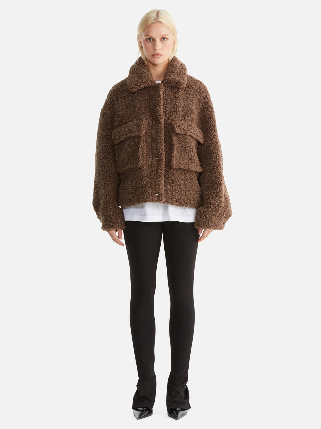 Emery Faux Fur Jacket - Cocoa