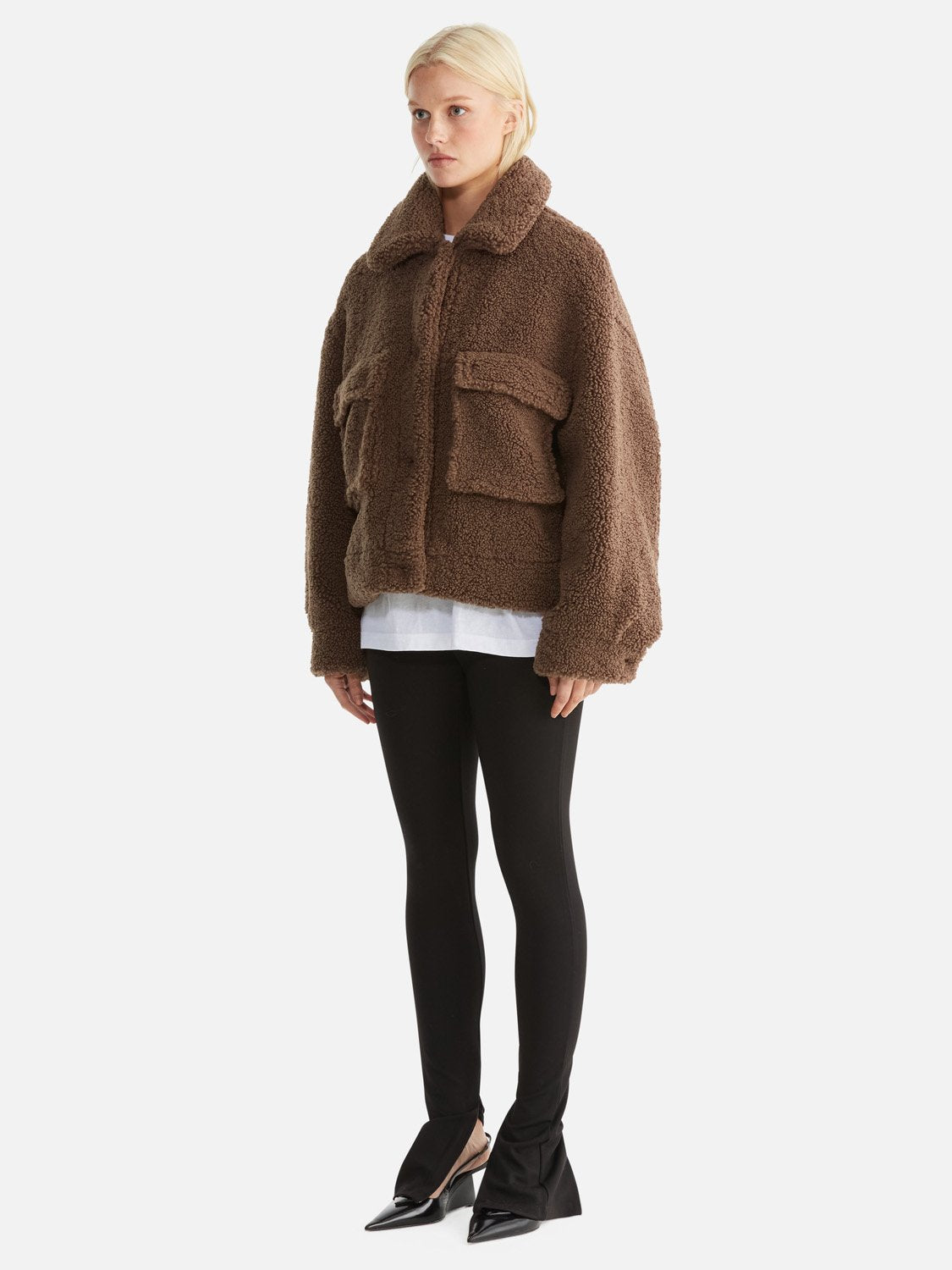 Emery Faux Fur Jacket - Cocoa