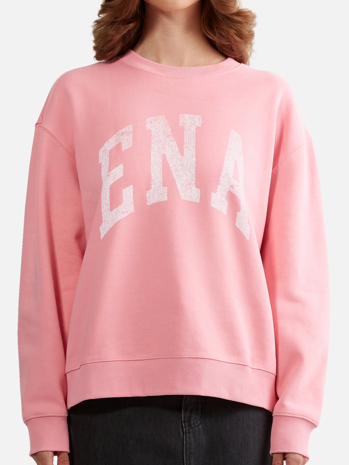 PRE-ORDER | Lilly Oversized Sweater College - Bubblegum