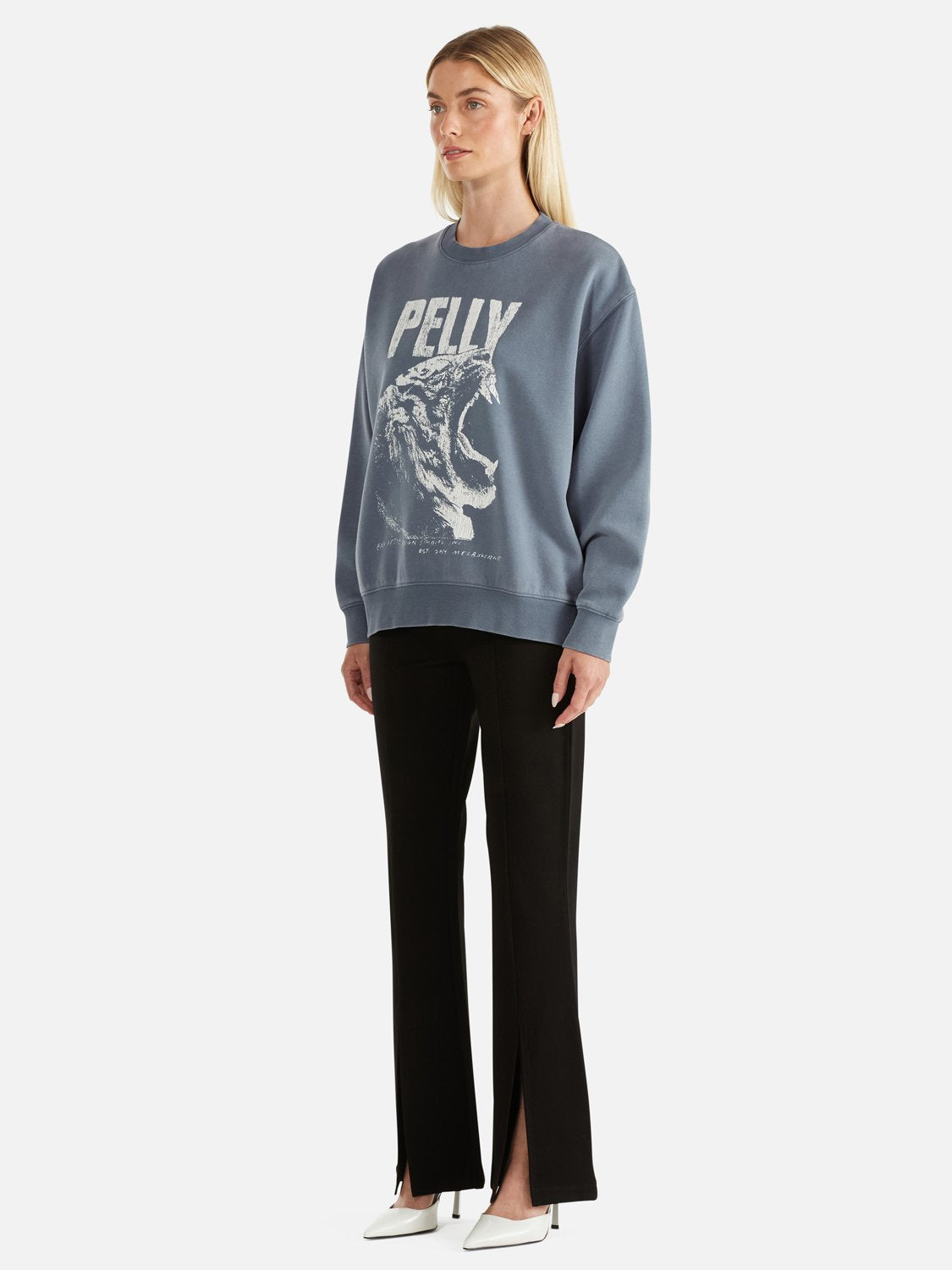 Fearless Sweatshirt - Steel Blue Wash