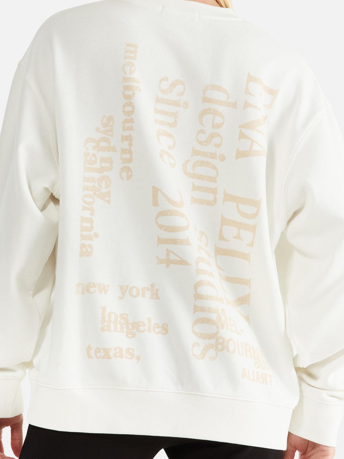 City Logo Sweatshirt - Vintage White