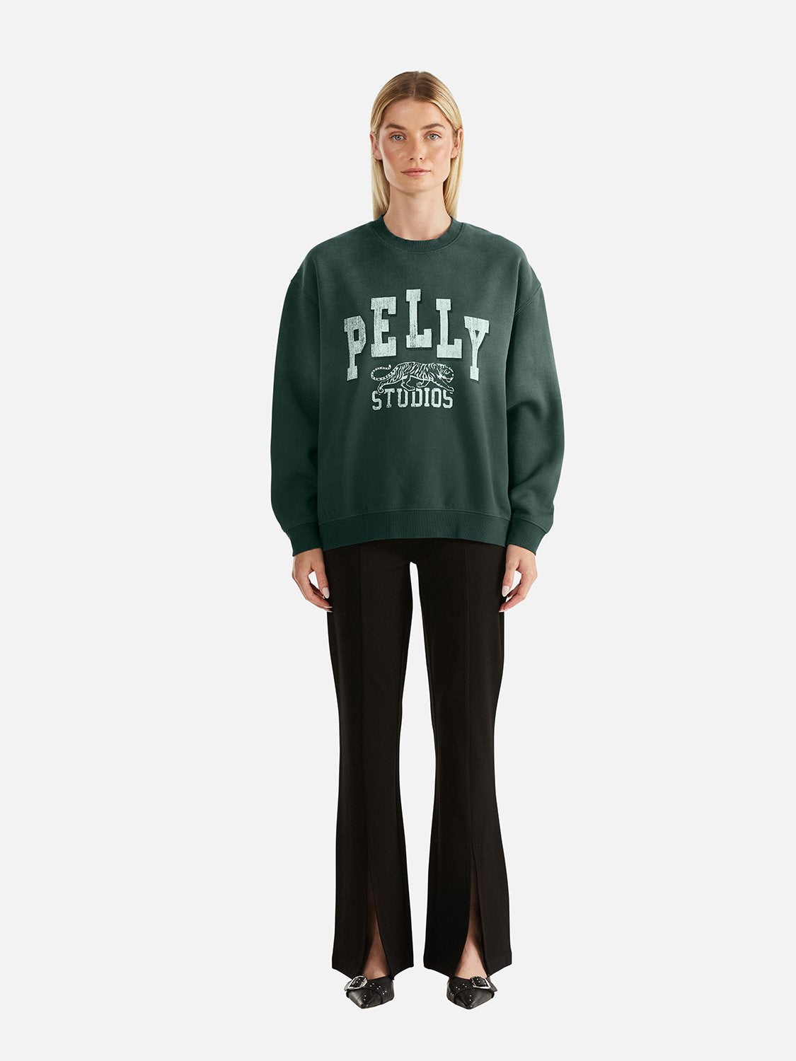 Pelly Studios Sweatshirt - Jade Wash