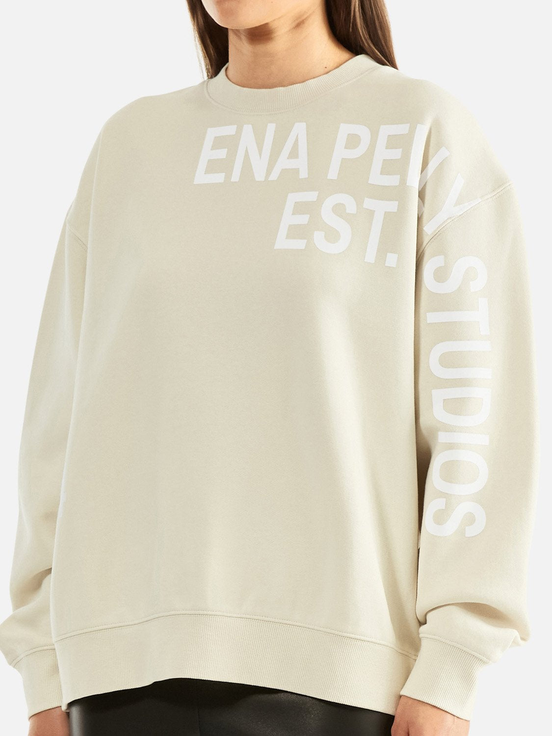 Lilly Oversized Sweater Studio - Off White Wash