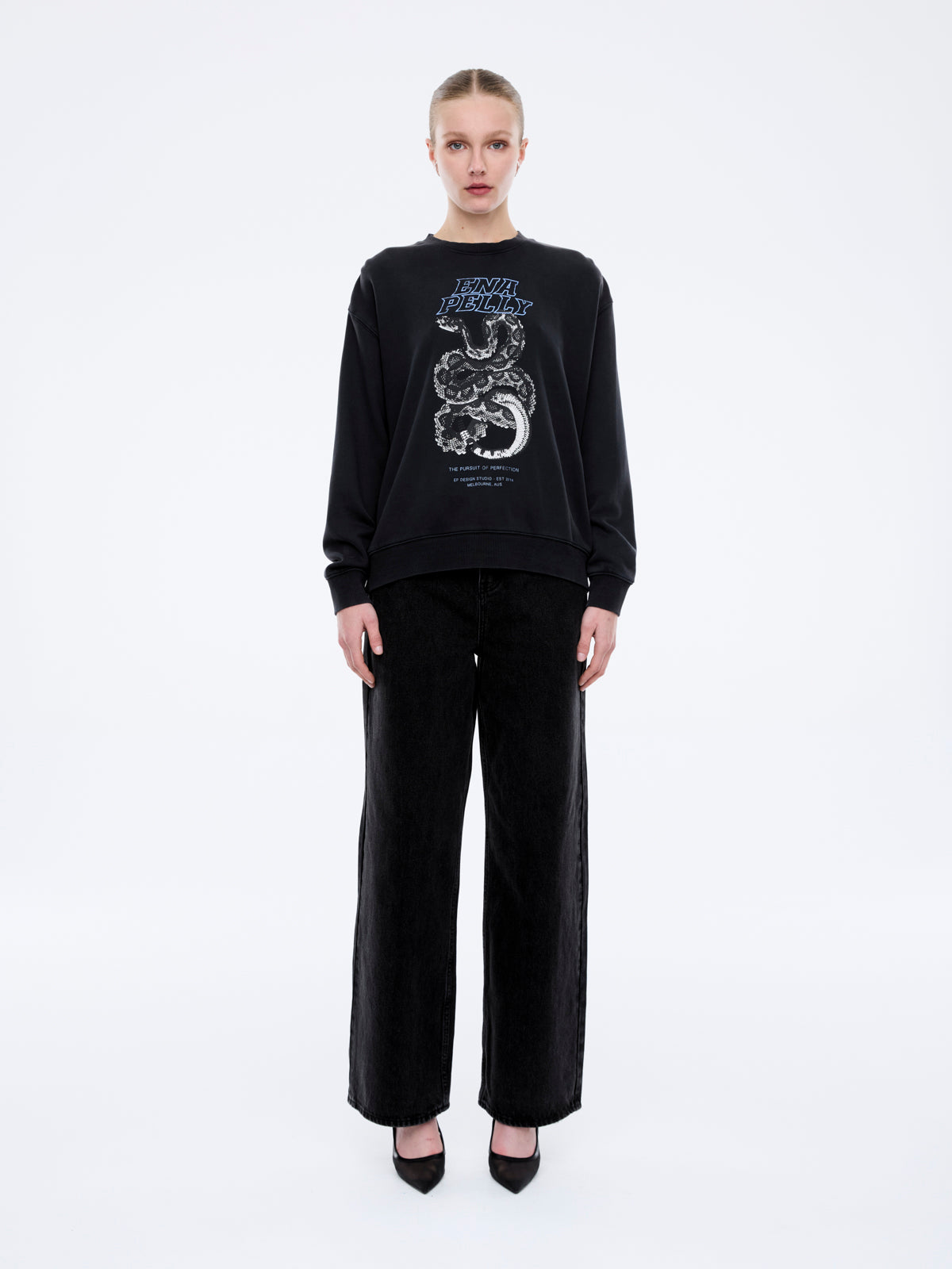 LILLY OVERSIZED SWEAT PYTHON