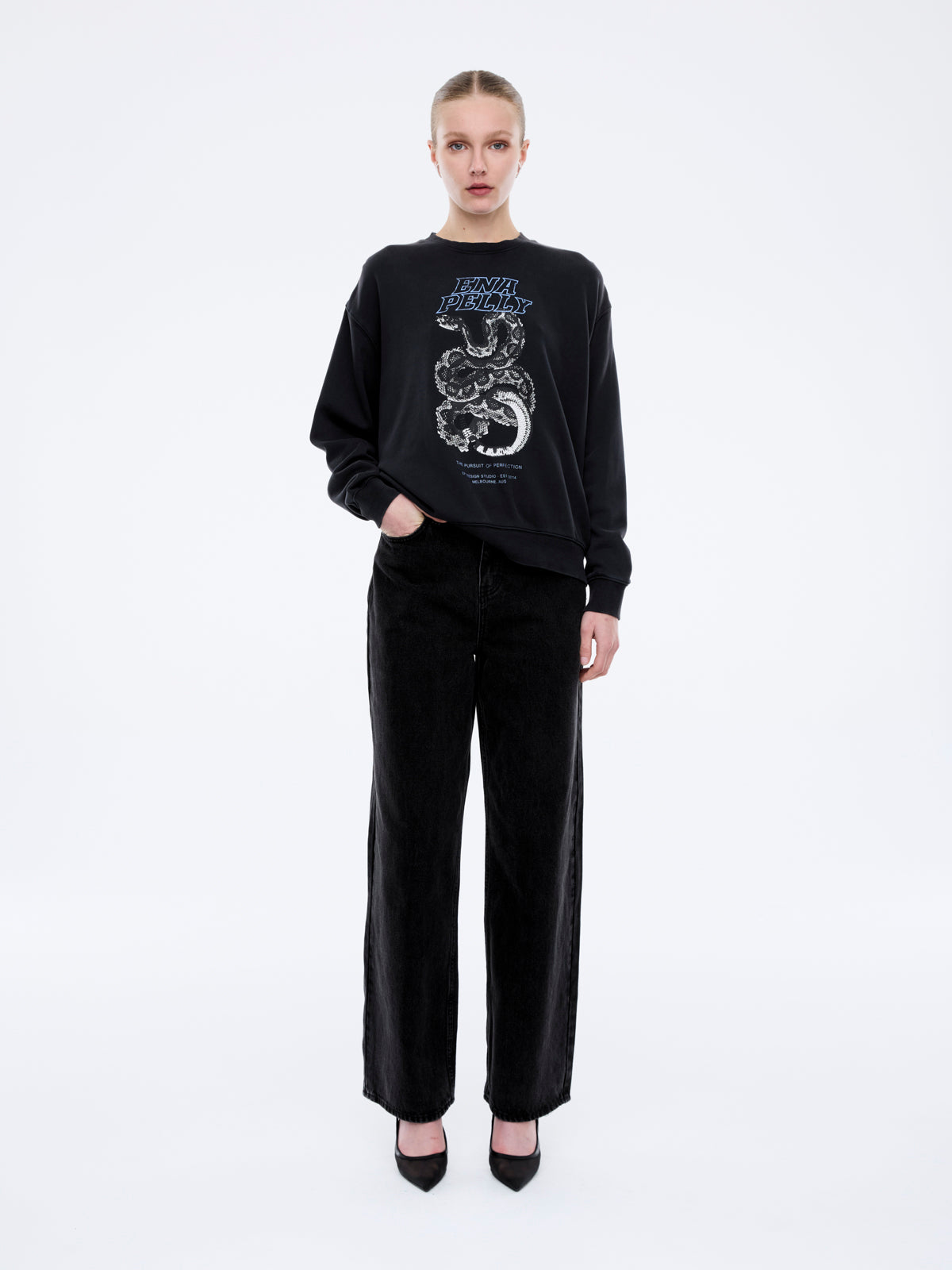 LILLY OVERSIZED SWEAT PYTHON
