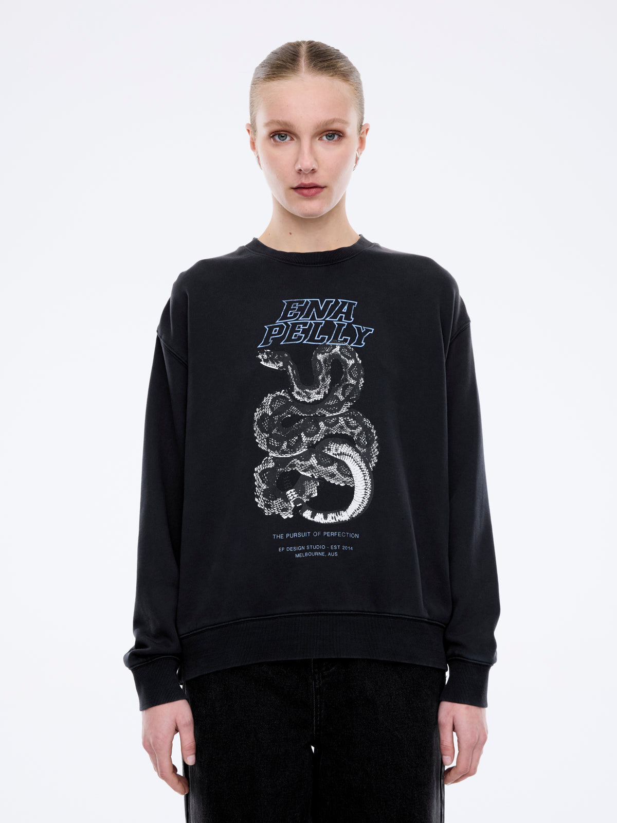 LILLY OVERSIZED SWEAT PYTHON