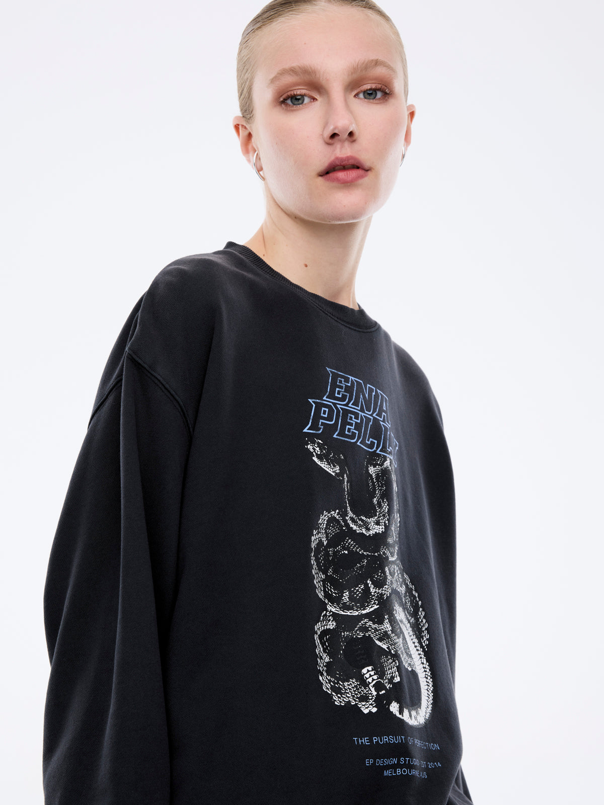 LILLY OVERSIZED SWEAT PYTHON