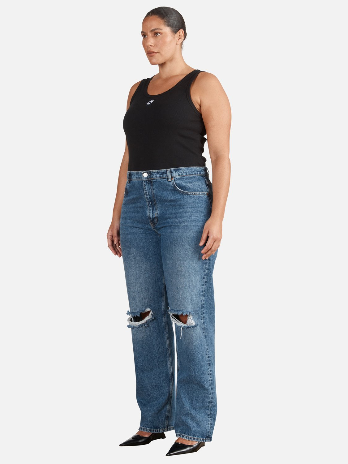 Danielle Relaxed Jean - Mid Authentic Rigid