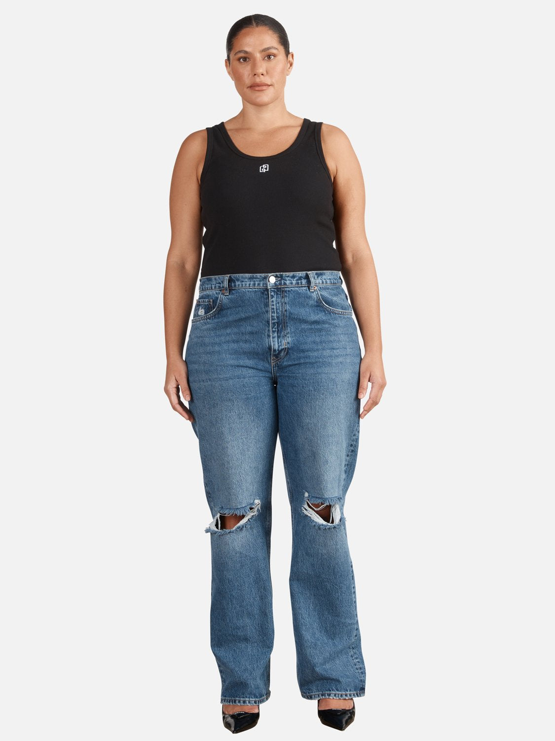 Danielle Relaxed Jean - Mid Authentic Rigid