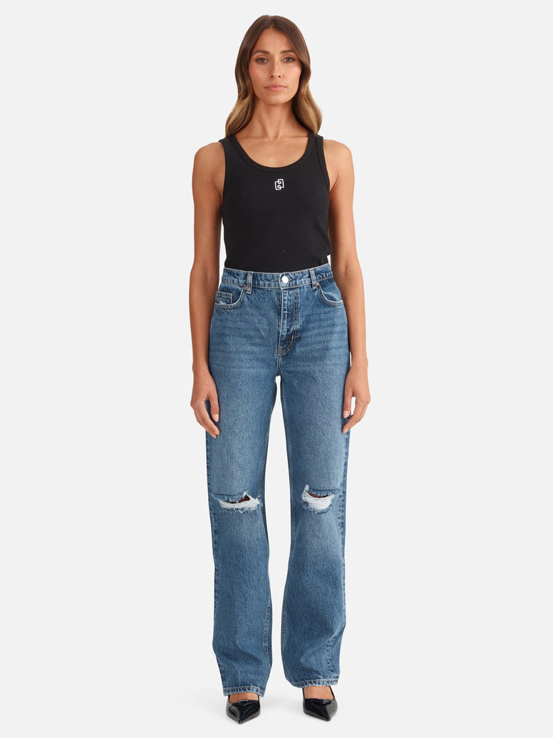 Danielle Relaxed Jean - Mid Authentic Rigid