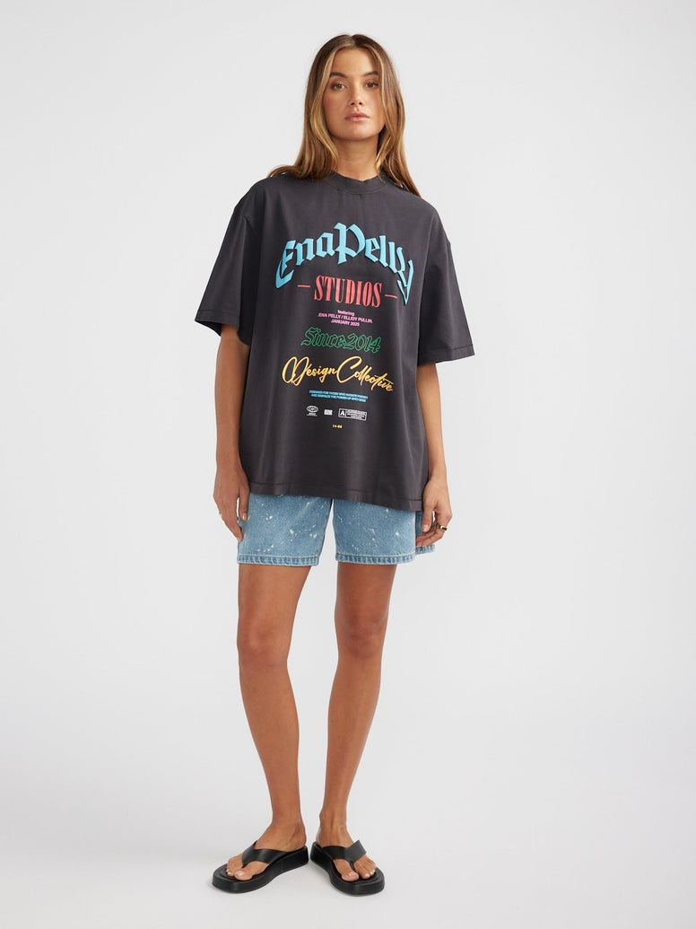 EPXEP JULES TEE - Vintage Black