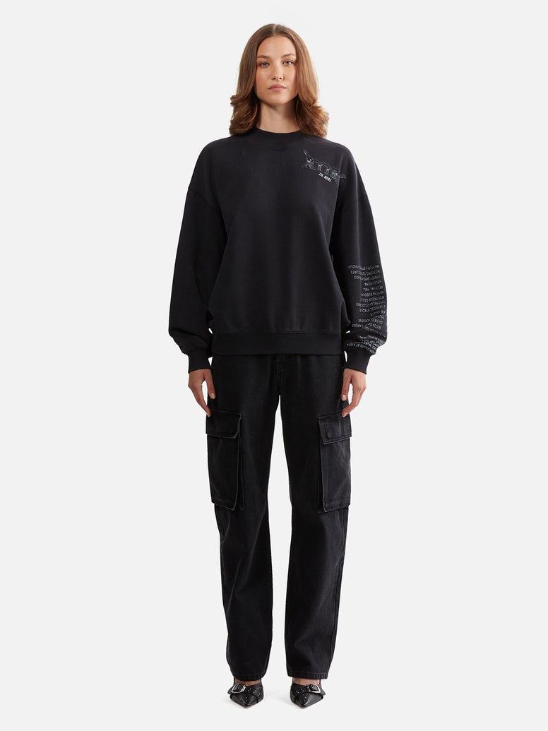 LF Sweater - Washed Black