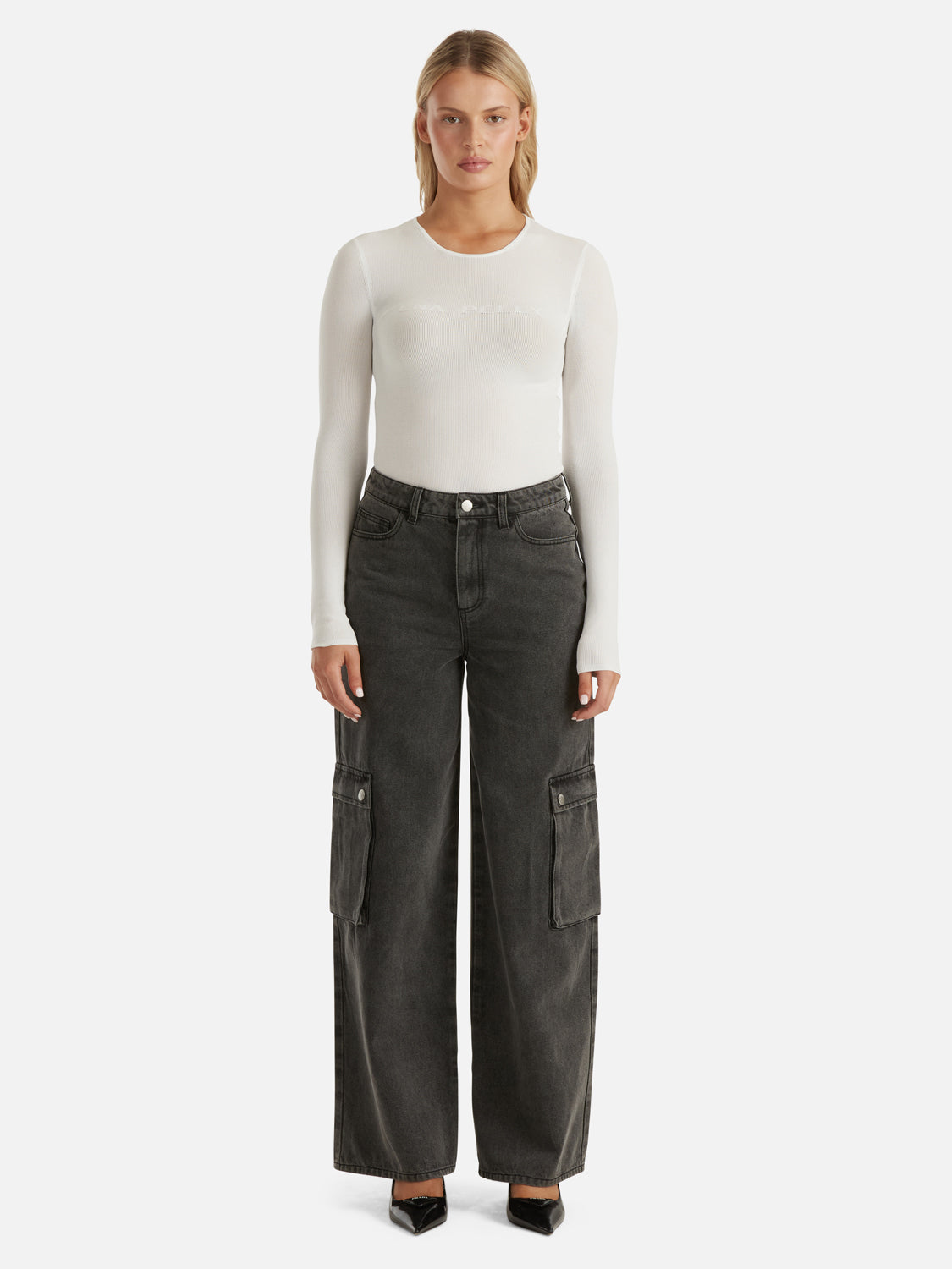 NOVA DENIM CARGO PANT