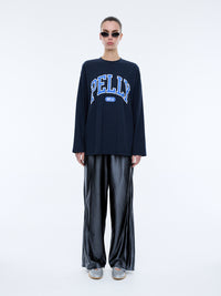 LONG SLEEVE PELLY TEE - Ink