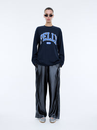 LONG SLEEVE PELLY TEE - Ink