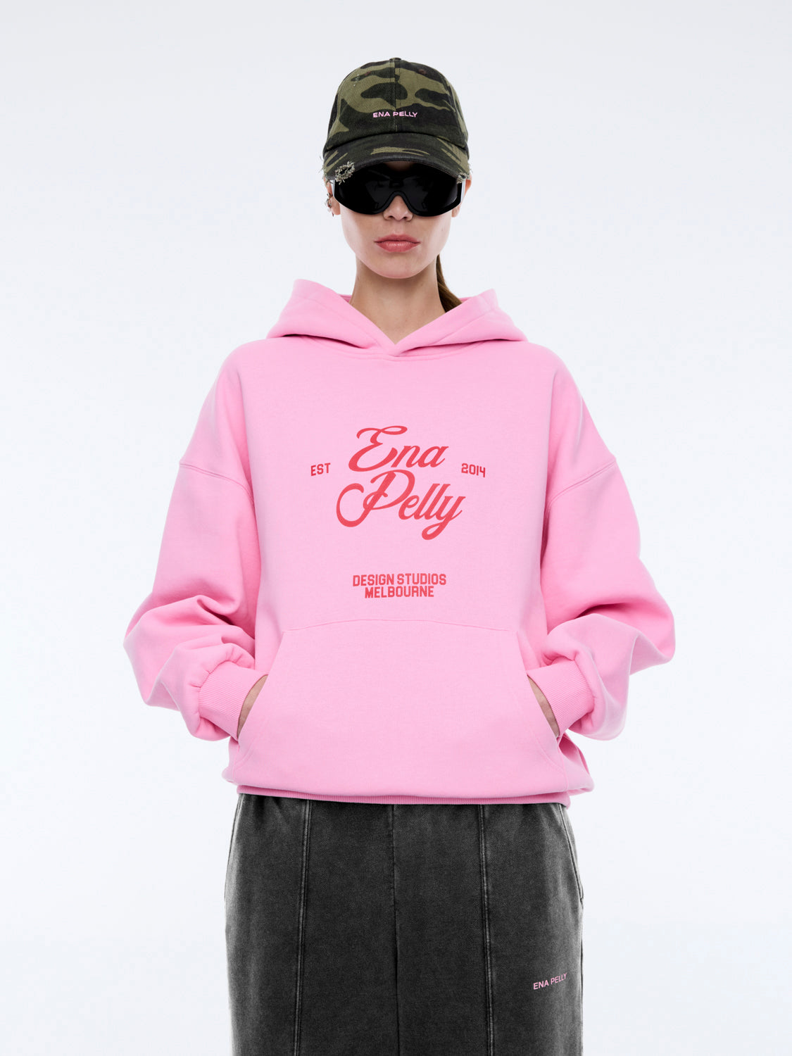 DESIGN STUDIOS HOODIE - Washed Pink