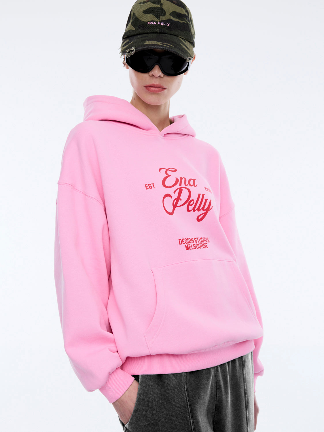 DESIGN STUDIOS HOODIE - Washed Pink