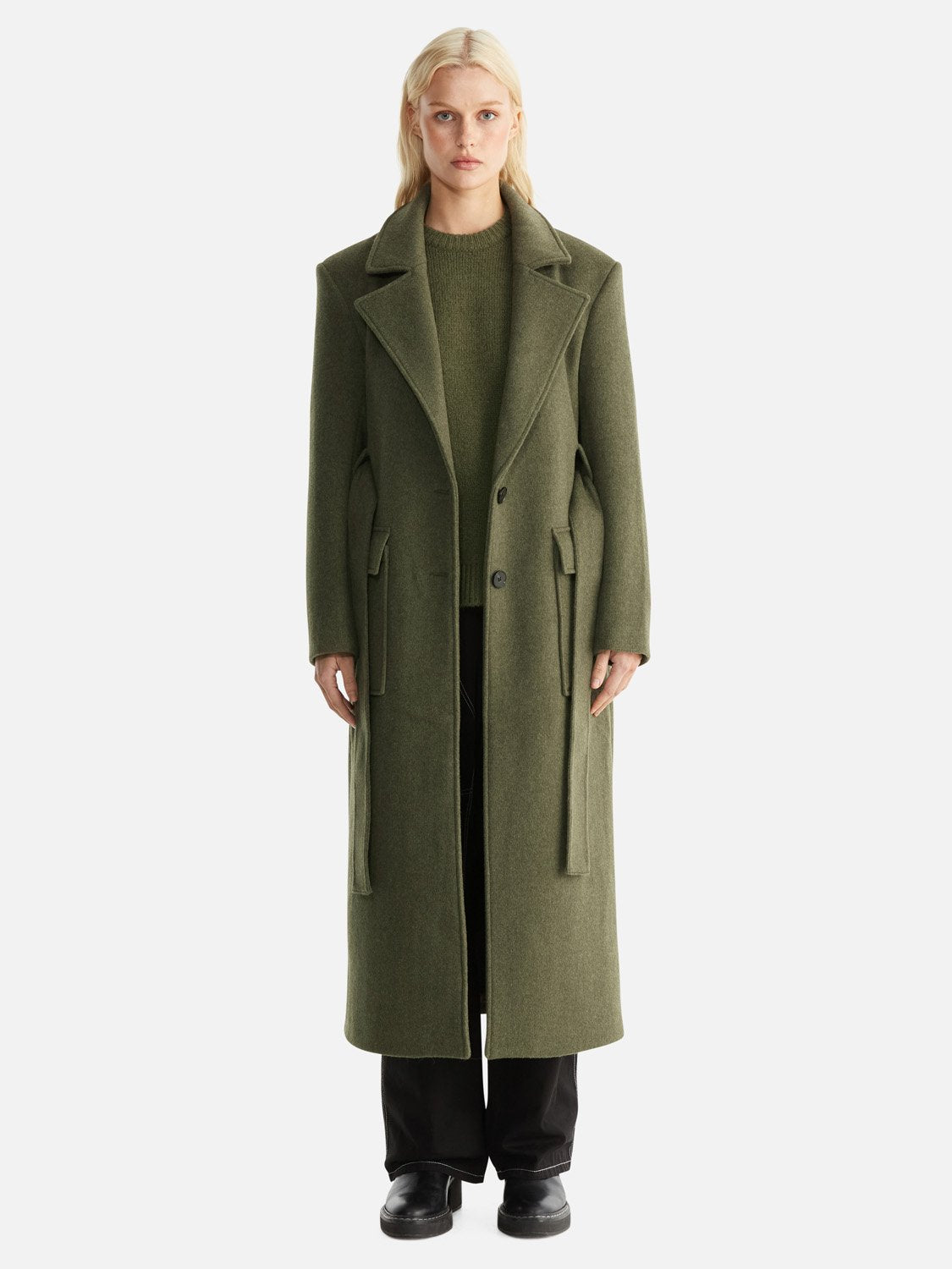 Madison Wool Coat - Forest