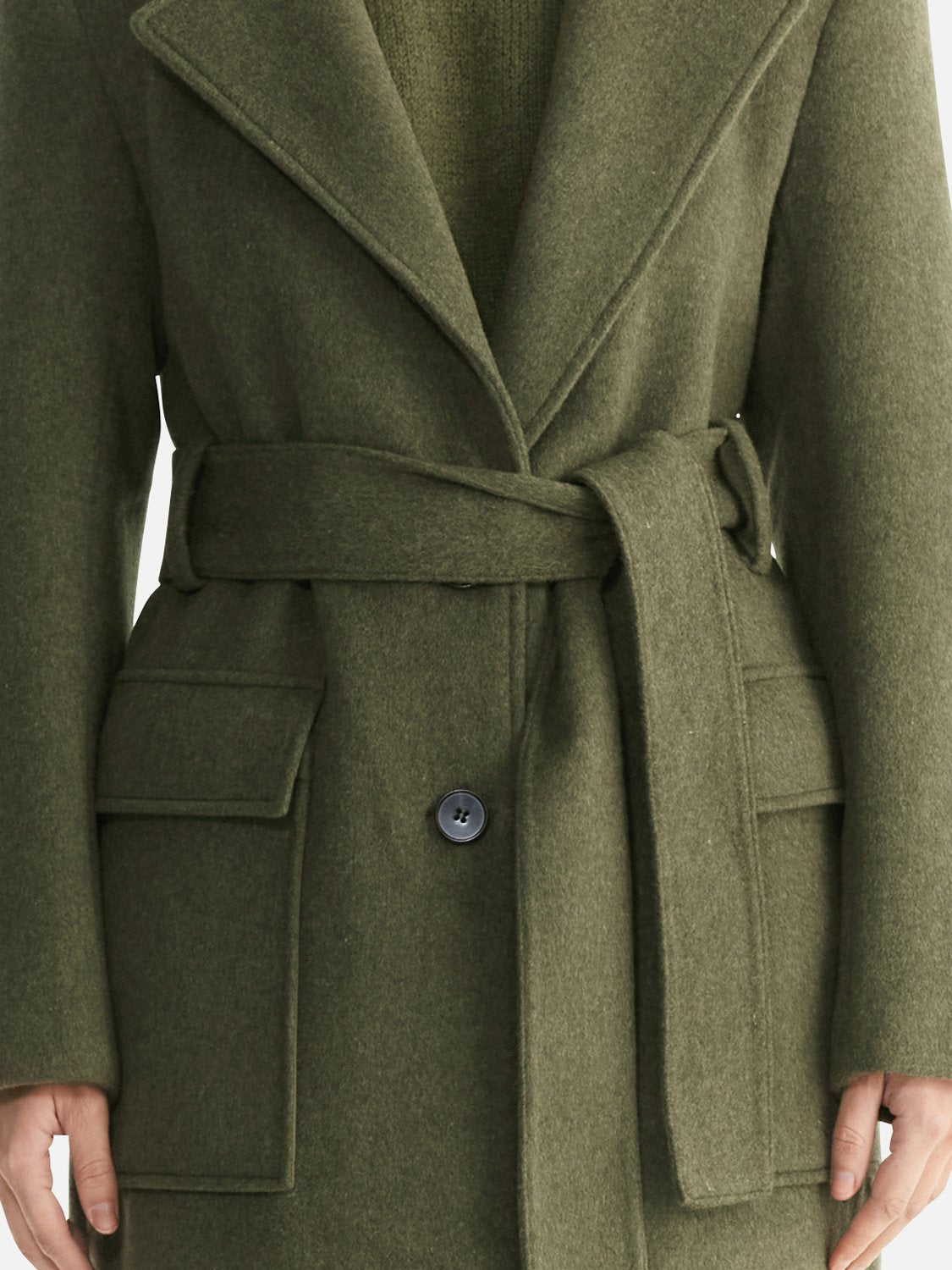Madison Wool Coat - Forest