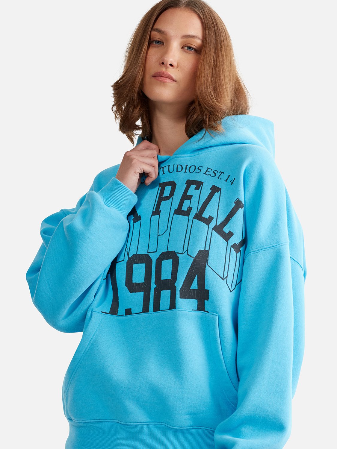 Blue Bird Hoodie - Azure Blue