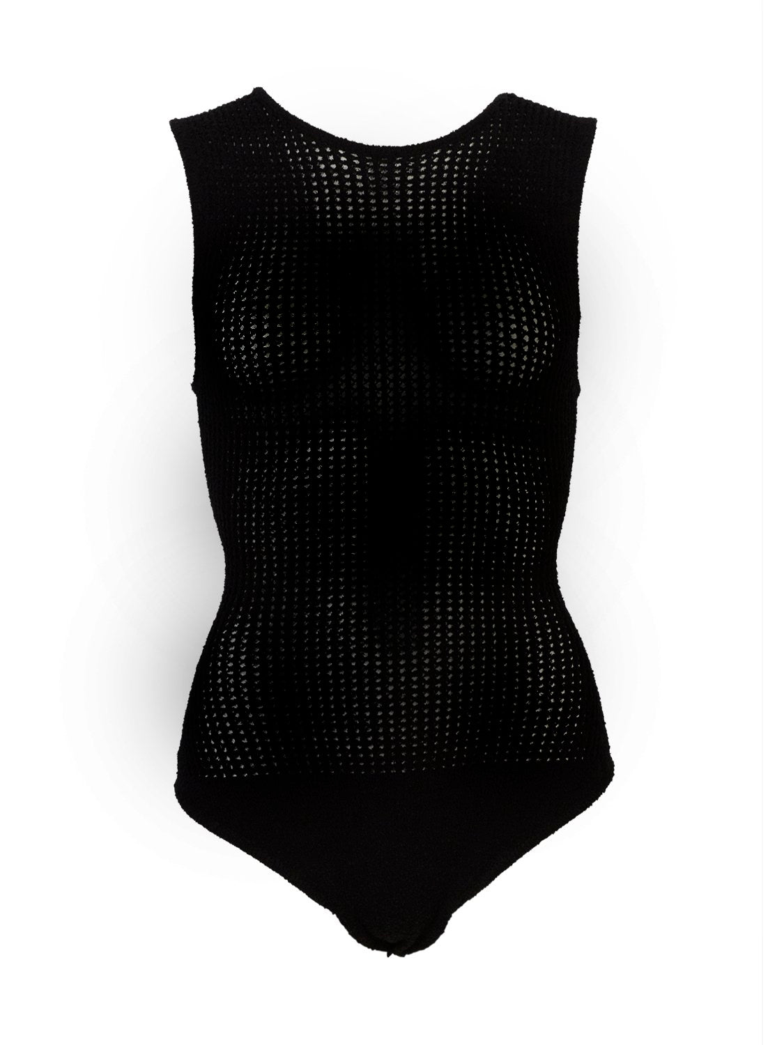 Aria Crochet Bodysuit - Black