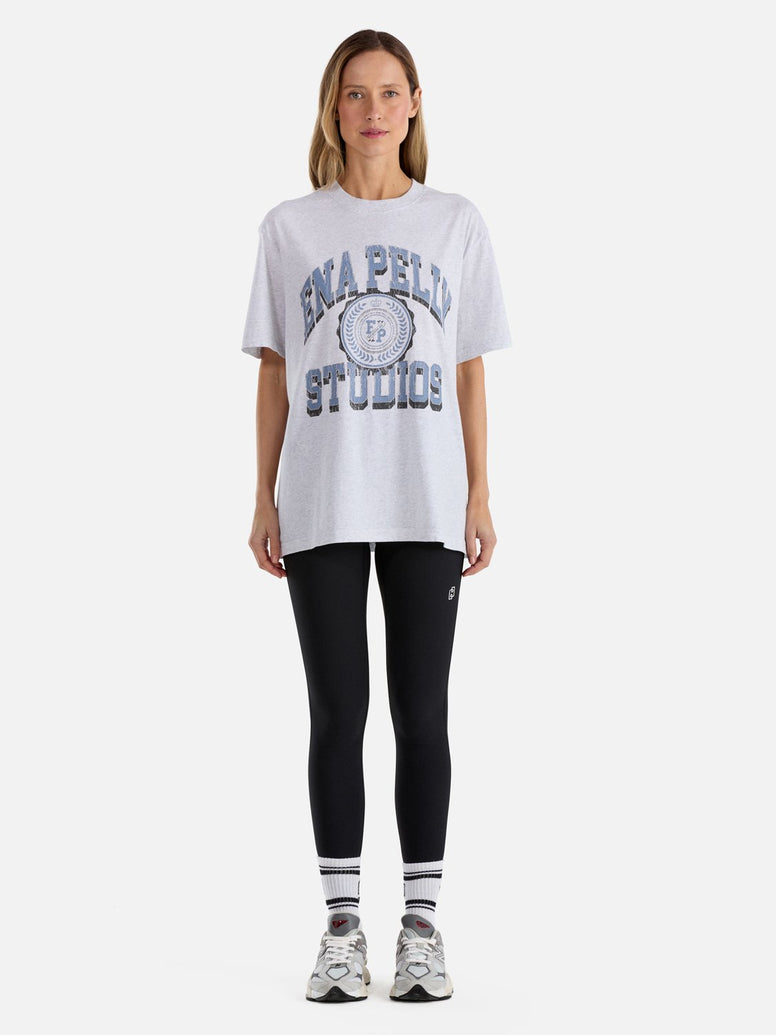 A LEAGUE TEE - White Marle