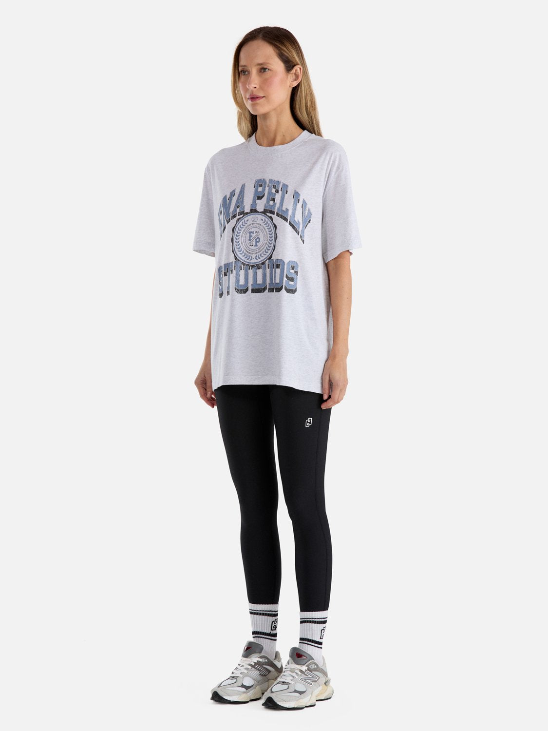 A League Tee - White Marle