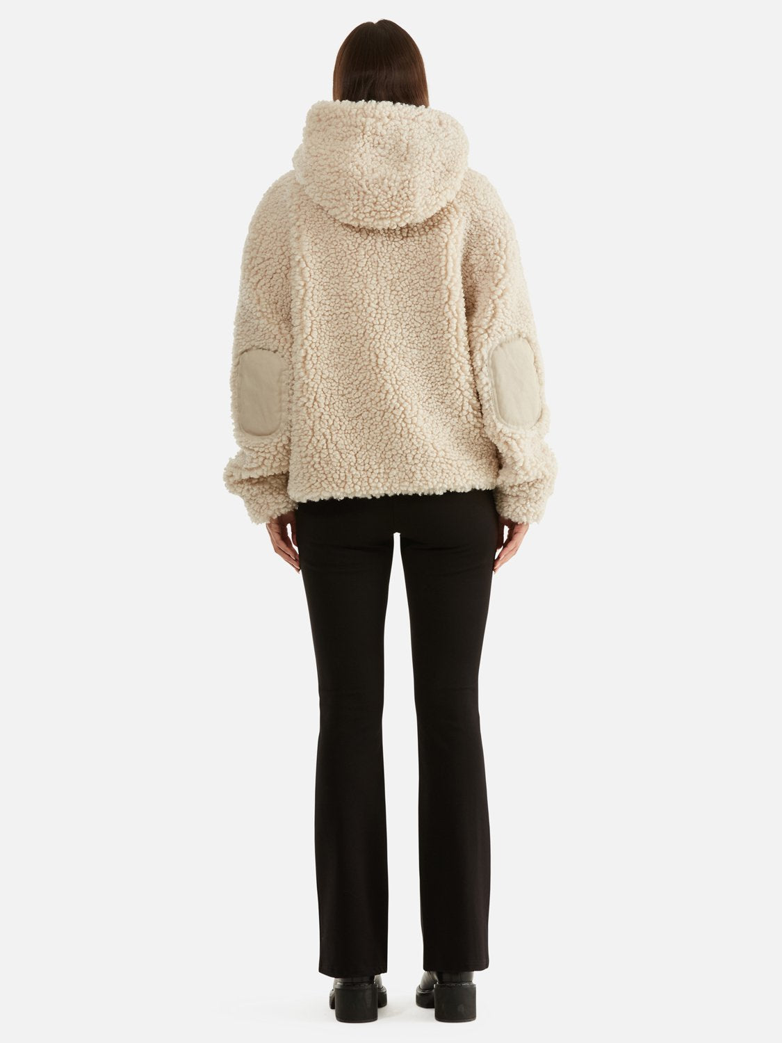 Gracie Faux Fur Hoodie - Birch